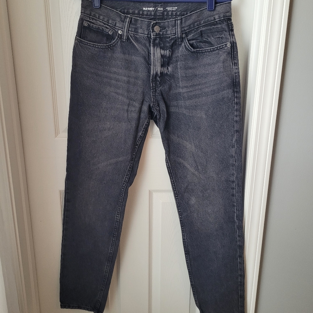 Men's black jeans